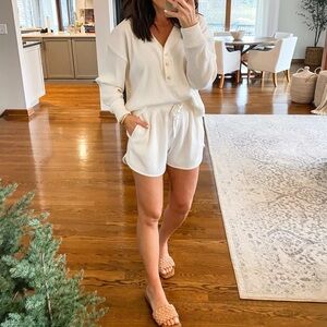 🫎ABERCROMBIE Cozy Ribbed Henley